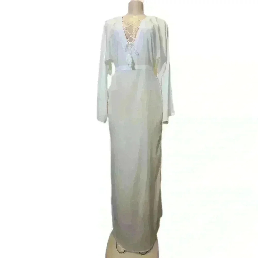 NWT Nasty Gal Strings Attached Maxi Dress - Picture 4 of 16